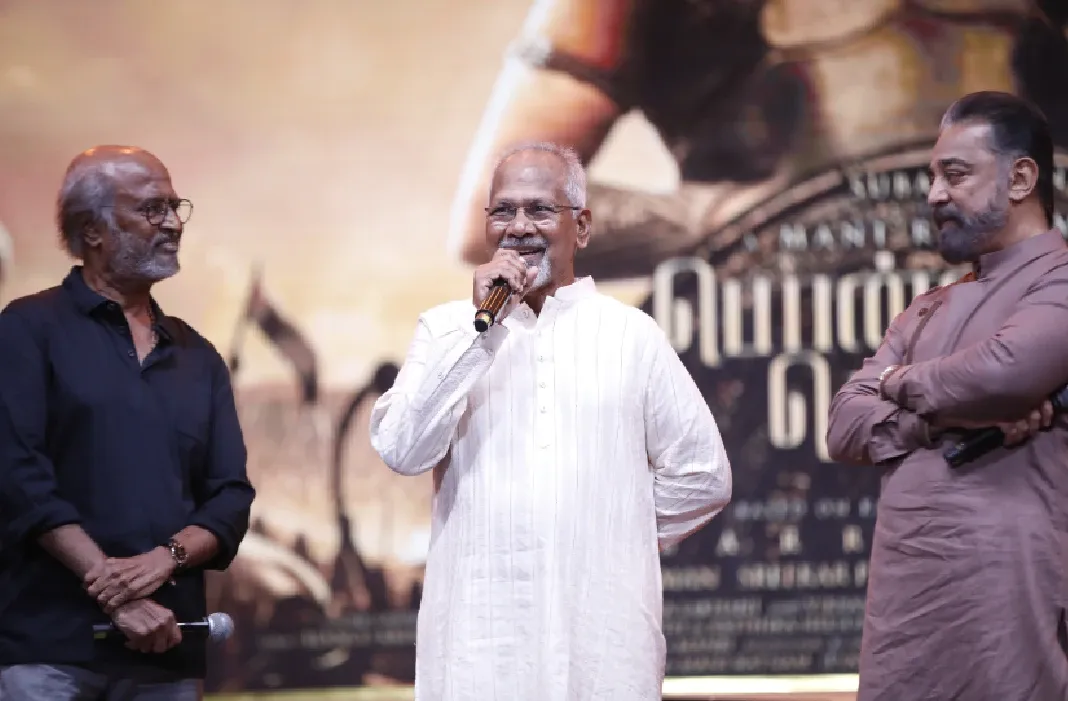 "பொன்னியின் செல்வன்" அறிமுகக் காட்சியை மணிரத்னம் எப்படி வைத்திருக்கிறார் என்று பார்க்க ஆவலாக இருக்கும் ரஜினிகாந்த்
