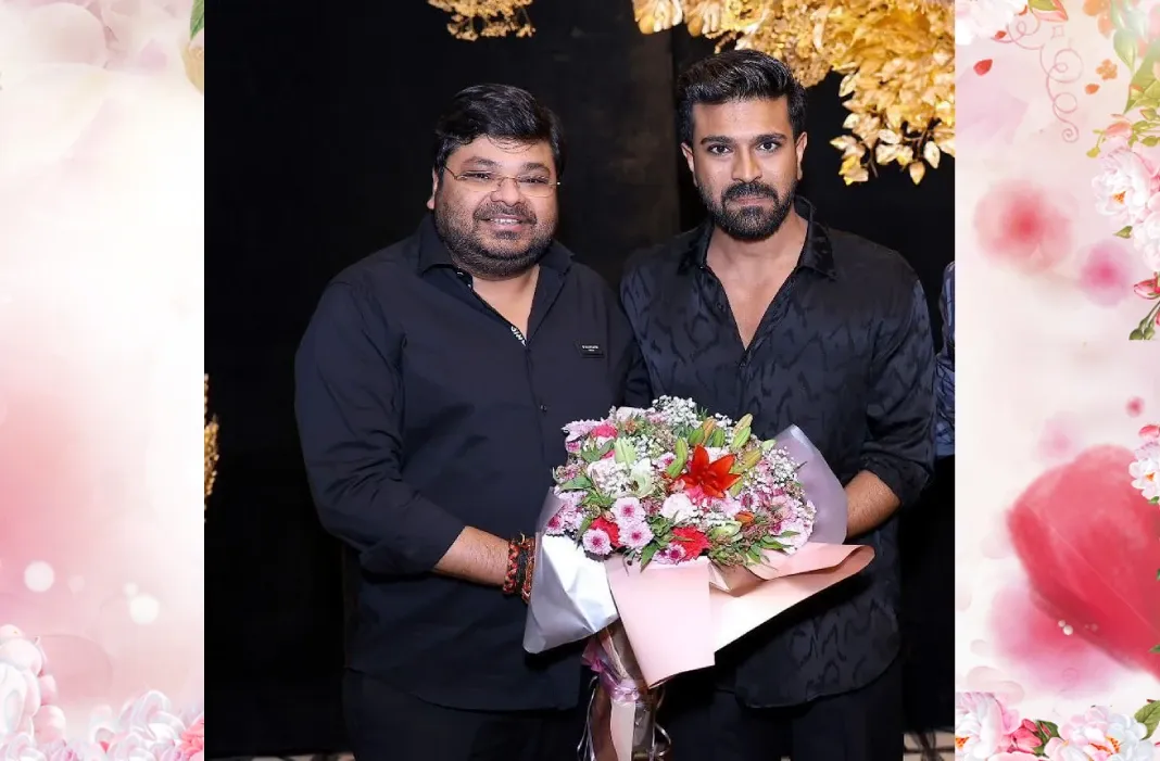 நடிகர் ராம் சரணின் வி மெகா பிக்சர்ஸ் தனது முதல் படைப்பிற்காக அபிஷேக் அகர்வால் ஆர்ட்ஸ் உடன் இணைகிறது