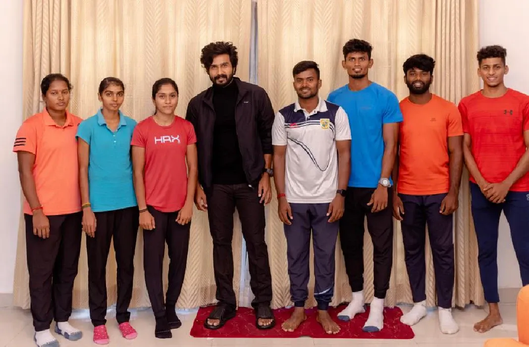 விளையாட்டு வீரர்களுக்கு நடிகர் விஷ்ணு விஷால் நிதி உதவி