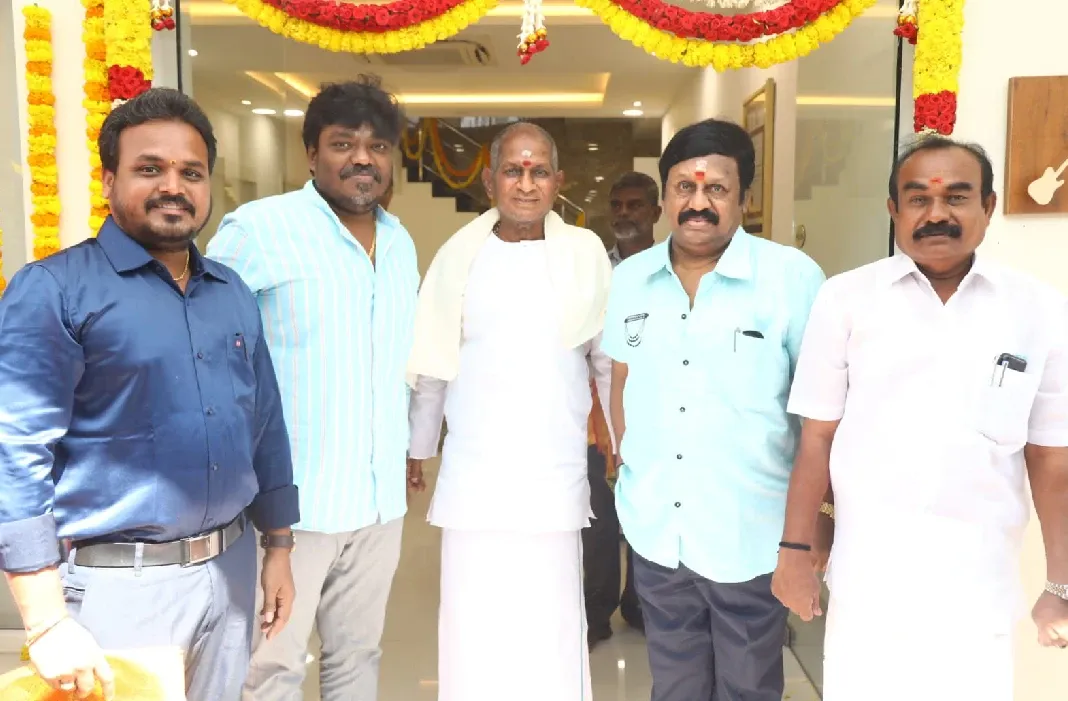 இசைஞானி இளையராஜாவின் 80வது பிறந்த நாள் ; நேரில் சந்தித்து ஆசி பெற்ற சாமானியன் படக்குழு