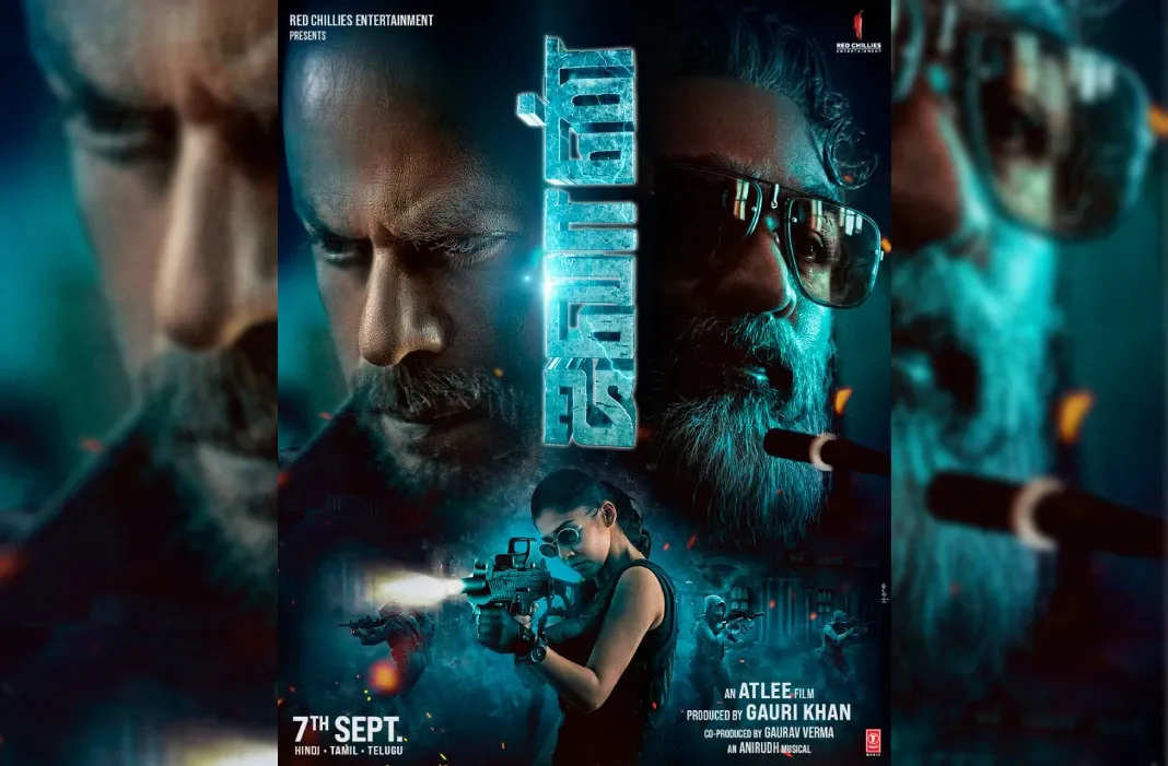 'ஜவான்' படத்தின் புதிய போஸ்டரை ஷாருக்கான் வெளியிட்டார்