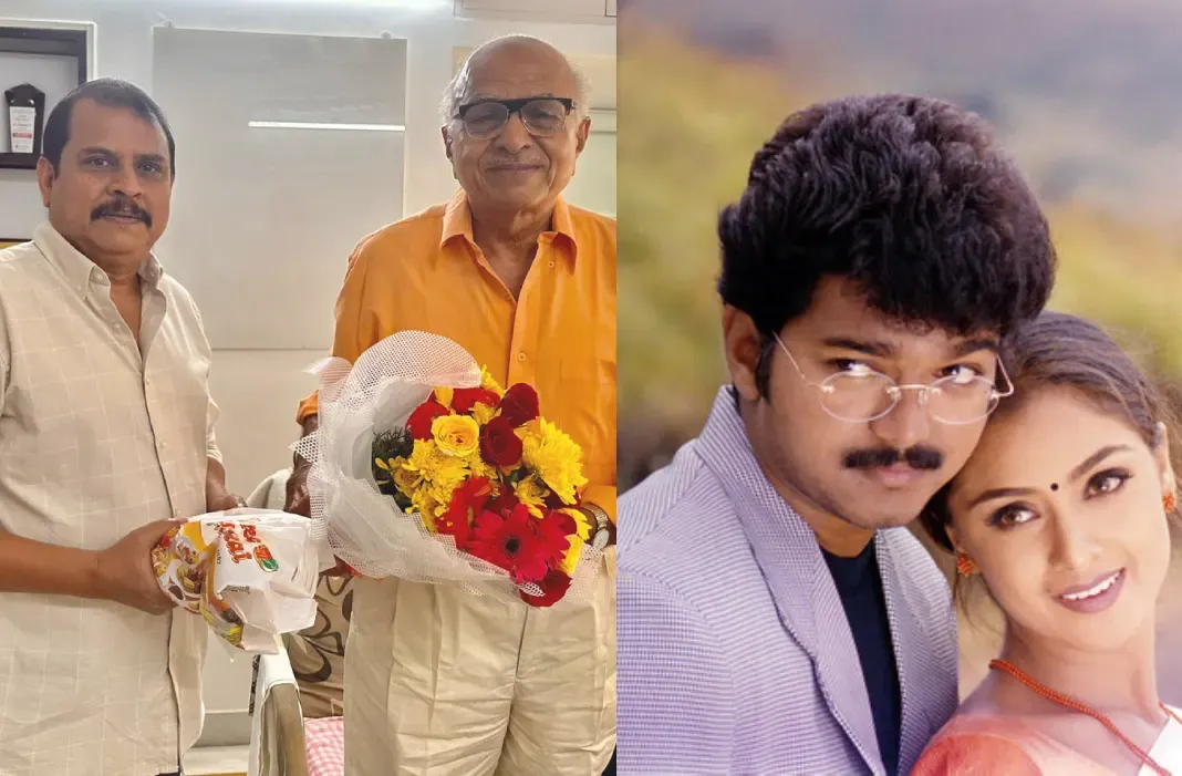 முதல் படம் 25வது ஆண்டு !தாயாரிப்பாளரிடம் ஆசி பெற்ற டைரக்டர் எஸ்.எழில்!