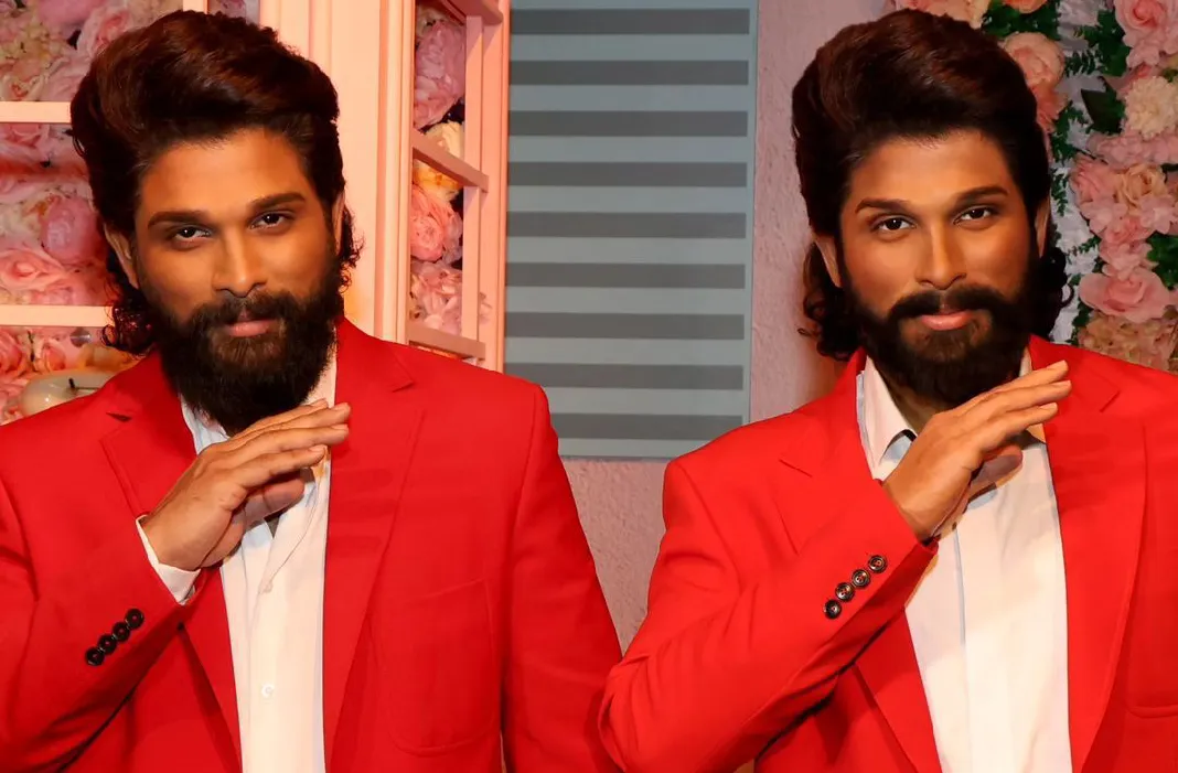 நடிகர் அல்லு அர்ஜுனின் மெழுகு சிலை துபாயில் உள்ள மேடம் டுசாட்ஸ் ப்ளூவாட்டர்ஸில் திறக்கப்பட்டது!