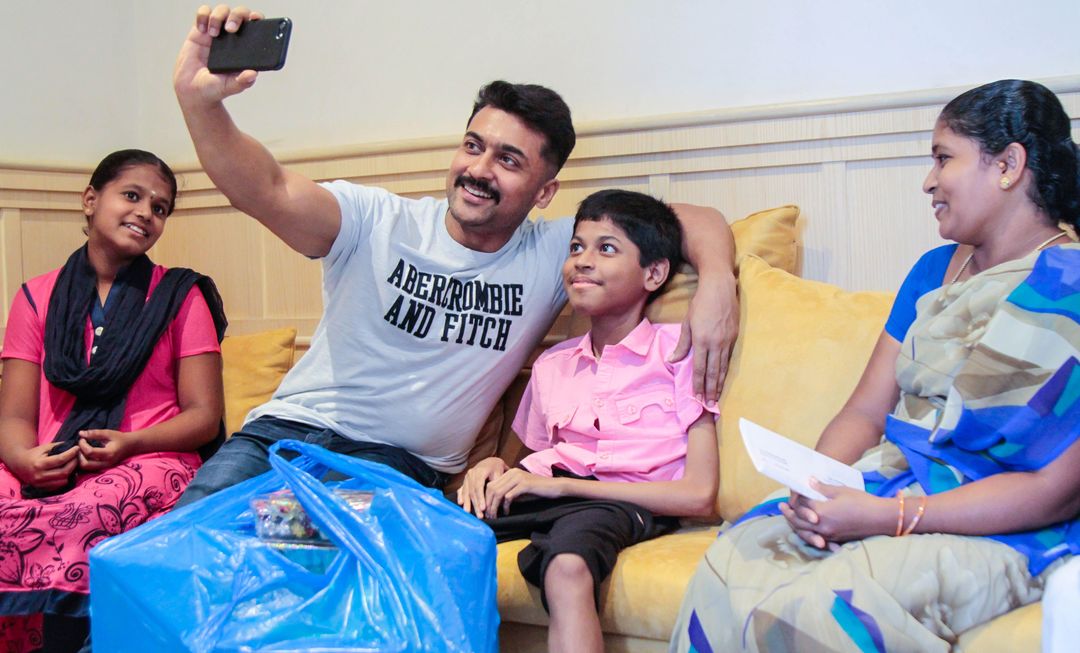 Actor Suriya’s Inspiring Words To The Little Painting Wizard Dinesh
