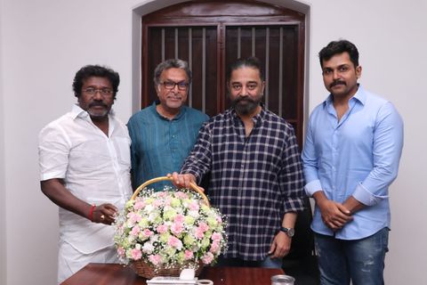 தென்னிந்திய நடிகர் சங்க நிர்வாகிகள் கமல்ஹாசன் அவர்களை சந்தித்துள்ளனர்