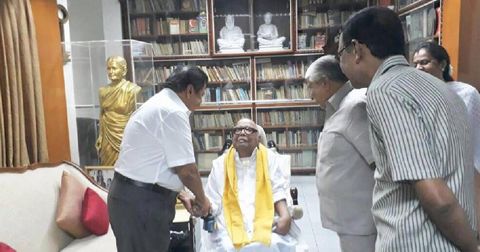 "கலைஞரை" இறுதியாக சந்தித்த நடிகர் சிவகுமார்