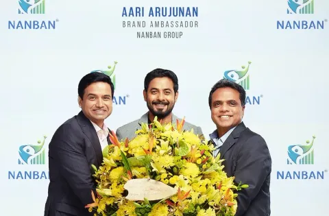 'நண்பன் குழுமத்தின்’ விளம்பர தூதுவரான(Brand Ambassador) நடிகர் ஆரி அர்ஜுனன்