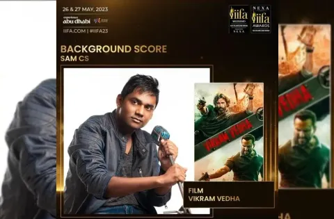 ஐஃபா விருதினை வென்ற இசையமைப்பாளர் சாம் சி. எஸ்