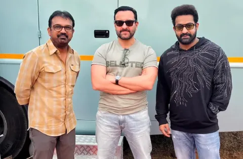 நடிகர் சைஃப் அலிகான் 'என்டிஆர் 30’ படத்தின் நாயகன் ஜூனியர் என்டிஆர் உடன் படப்பிடிப்பை தொடங்குகிறார்!
