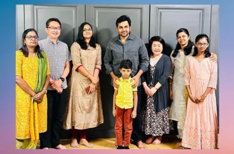 நடிகர் கார்த்தியை பார்க்க நேரில் வந்த ஜப்பான் ரசிகை !