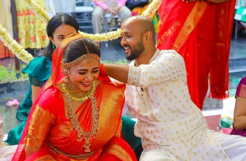 பிரபல ஒளிப்பதிவாளர் ரவி கே சந்திரனின் மகன் திருமணம் திரையுலகப் பிரமுகர்களின் வாழ்த்துகளுடன் நடைபெற்றது