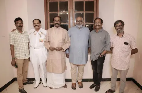 கேரளாவில் ஜென்டில்மேன்-2 படத்திற்காக மூன்று பாடல்களை உருவாக்கிய கீரவாணி-வைரமுத்து