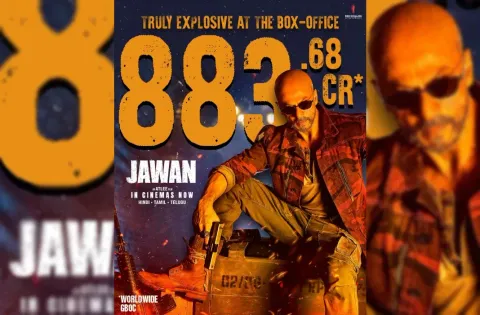 ஜவான் வெளியான 11 நாட்களில் 800 கோடியைக் கடந்து புதிய சாதனையைப் படைத்துள்ளது