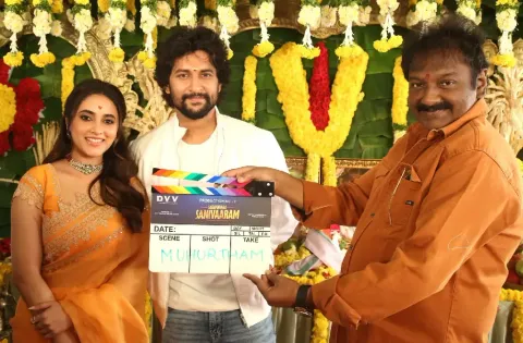 பிரம்மாண்டமாக தொடங்கியது 'நேச்சுரல் ஸ்டார்' நானி நடிக்கும் 'சூர்யாவின் சனிக்கிழமை' திரைப்படம்