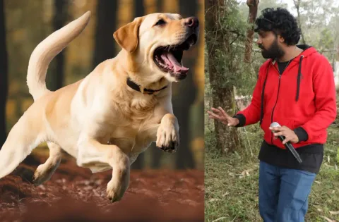 அநீதிக்கு எதிராகப் போராடும் நாய் !