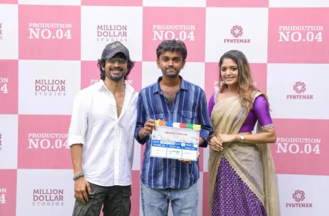 அர்ஜுன் தாஸ் மற்றும் அதிதி ஷங்கர் நடிக்கும் புதிய படத்தின் படப்பிடிப்பு தொடங்கியது