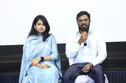 'டான்' படப்புகழ் இயக்குநர் சிபி சக்ரவர்த்தி - ஸ்ரீ வர்ஷினி சிபி திருமணத்திற்கு பின் பத்திரிக்கையாளர்களை சந்தித்தனர்!