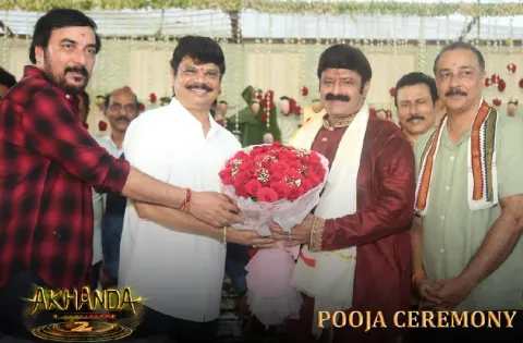 நந்தமூரி பாலகிருஷ்ணா நடிக்கும் BB4 - படத்திற்கு 'அகண்டா - 2 தாண்டவம்' என பெயரிடப்பட்டிருக்கிறது