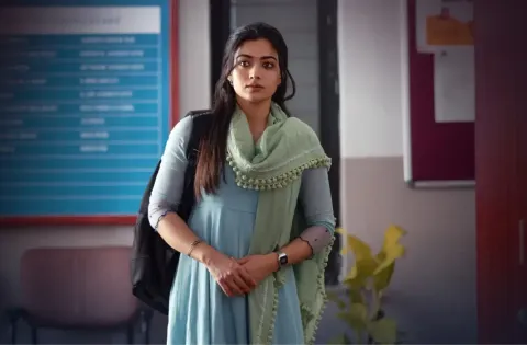 நேஷனல் க்ரஷ் ராஷ்மிகா மந்தனாவின் "தி கேர்ள்பிரண்ட்" படத்தின் டீஸரை ஹீரோ விஜய் தேவரகொண்டா வெளியிட்டார்